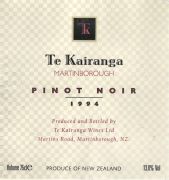 Te Kairanga_pinot noir 1994
